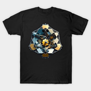 Geometric Space Telescope Array | James Webb Inspired Tee | Cosmic Observatory Design T-Shirt